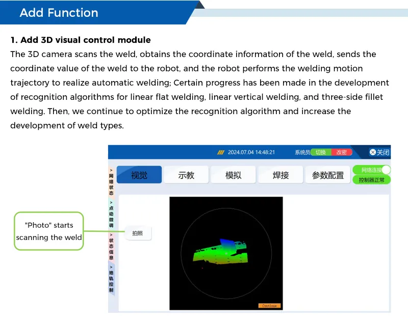 Visual Control Module