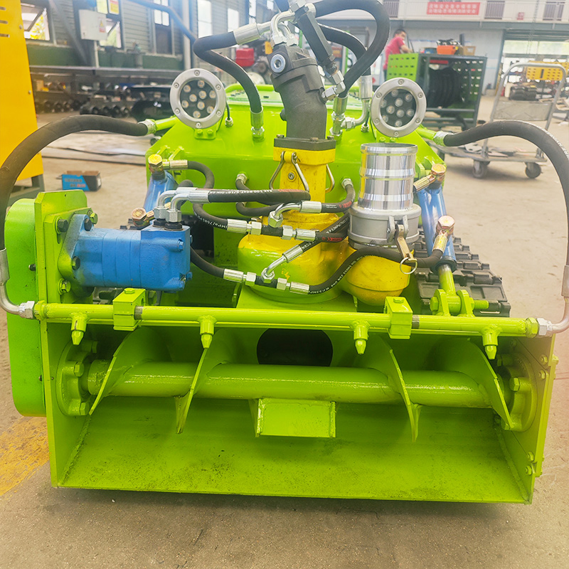 Electric Crawler Submersible Robot for Lake Cleaning and Sand Removal Track Dredging Robot