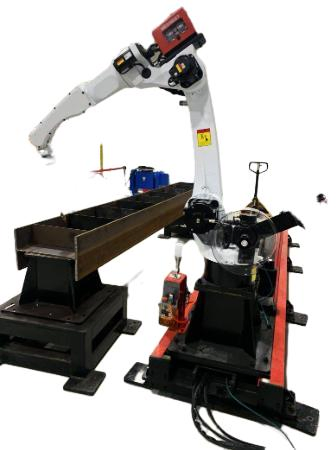CNC Intelligent Fully Automatic Welding Robot Production Line Ground Rail Welding Machine Workstation with Robotic Arm MIG/TIG/MIG