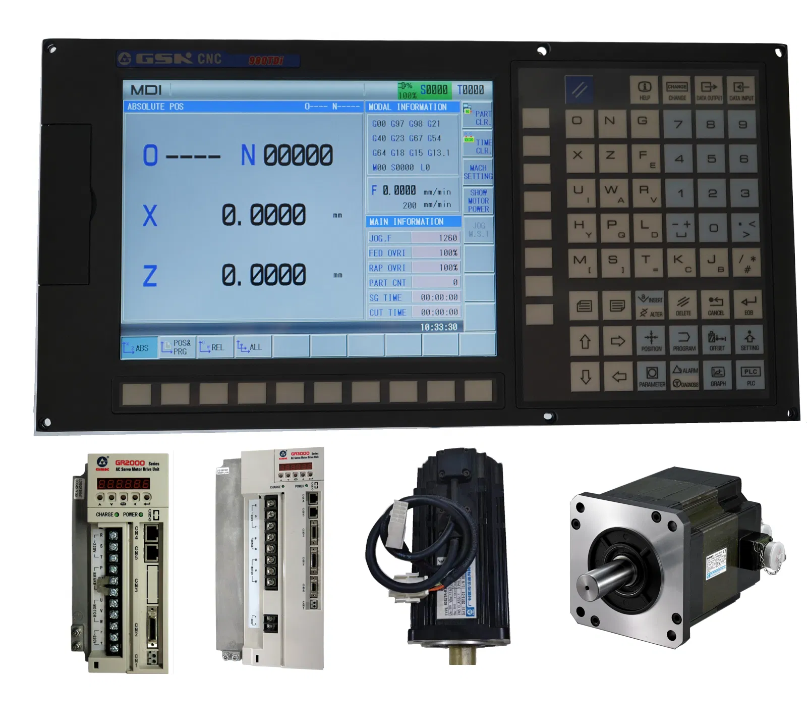 Metal CNC Lathe Machine Display Control System