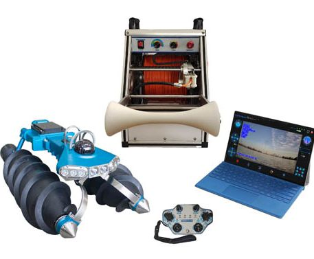 Sewer Pipe CCTV and Sonar Inspection Amphibious Inspection Crawler