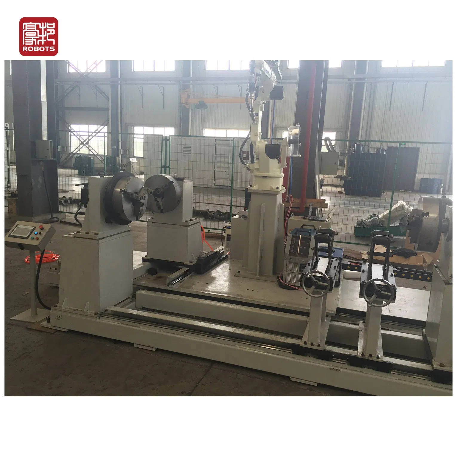 Flange, Pipe and Sleeve Intelligent Welding Robot with Laser Position Finding Function