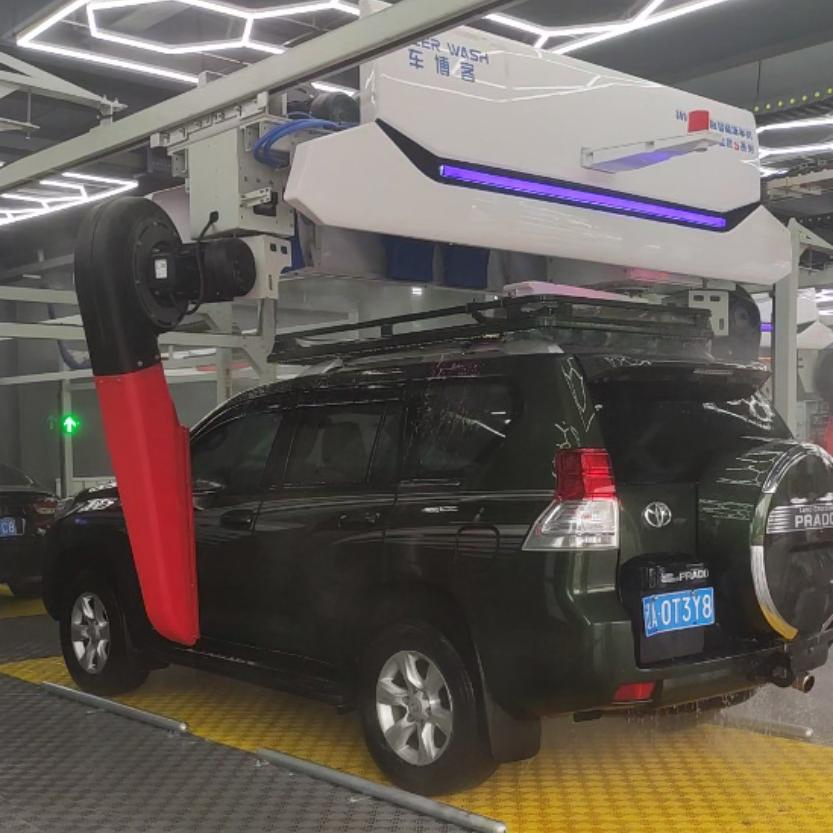 Laser Guided Auto Wash Ai Foam Car Wash Robotic Touchless Cleaner