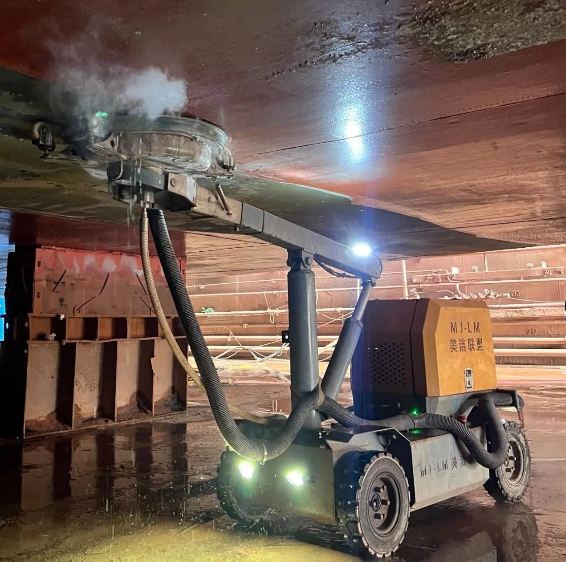 Submersible Hull Cleaning Robot for Dock Bottom Ship Cleaning