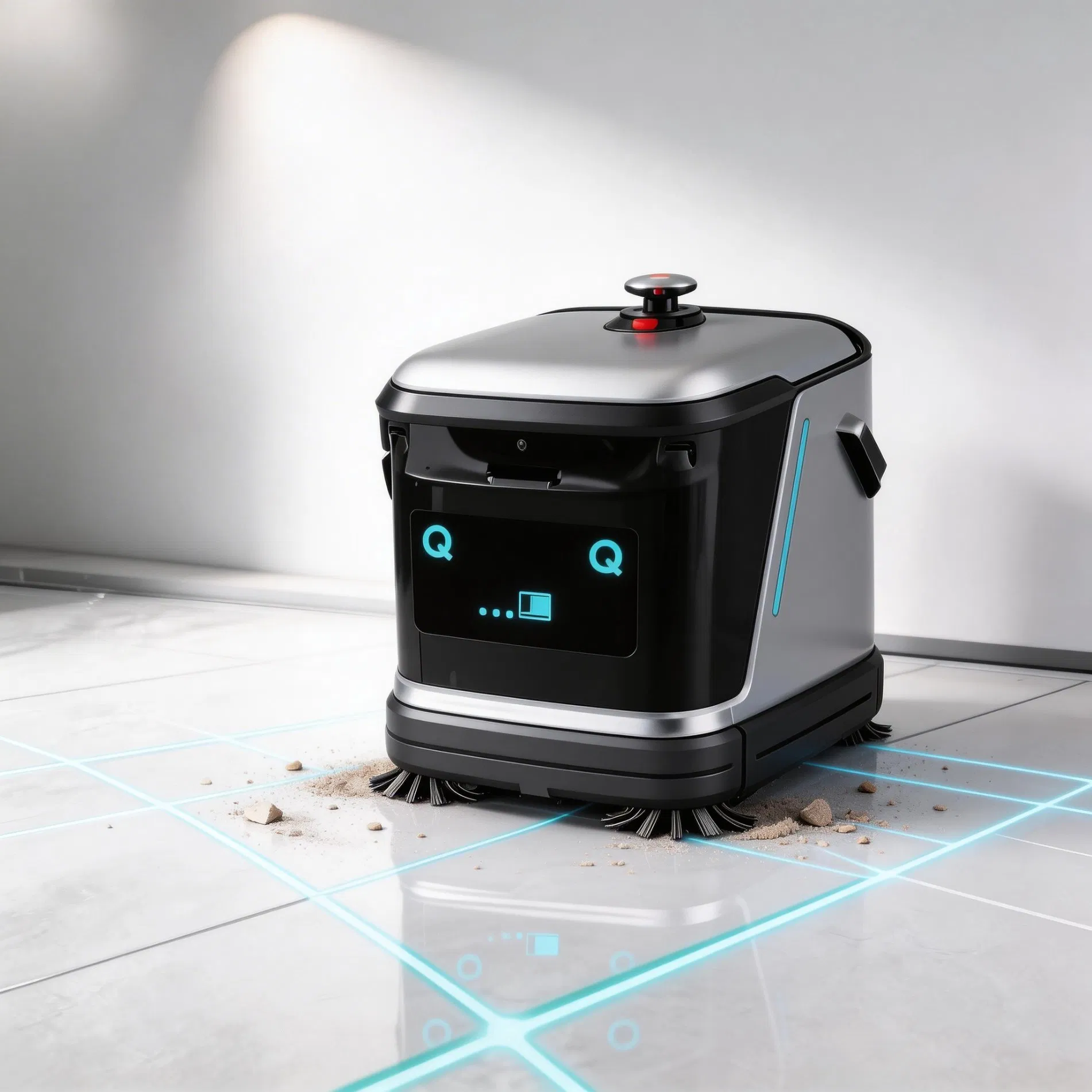 Premium Laser Navigation Automatic Intelligent Commercial Robotic Floor Cleaner