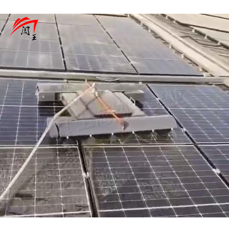 Ultra Long Endurance Photovoltaic Cleaning Remote Control Robot Crawler Walking PV Solar Panel Cleaning Machine