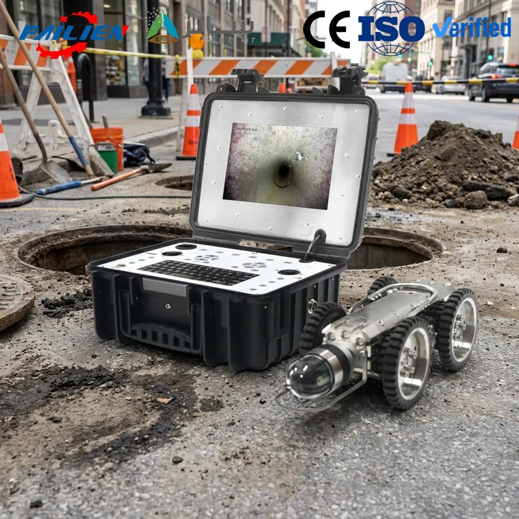 Industrial Robotic Crawler Pipe Inspection System with IP68 Waterproof &amp; DVR