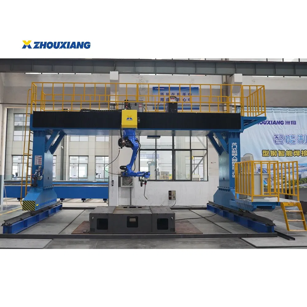 Heavy Duty Steel Structure Industrial Welding Automation Robot Workstation