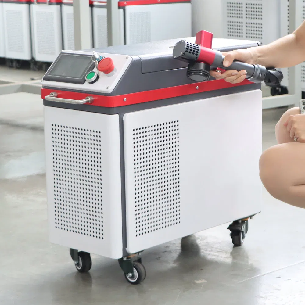 Fatigue Resistant Pulsed Portable Laser Cleaner for Metal Surfaces
