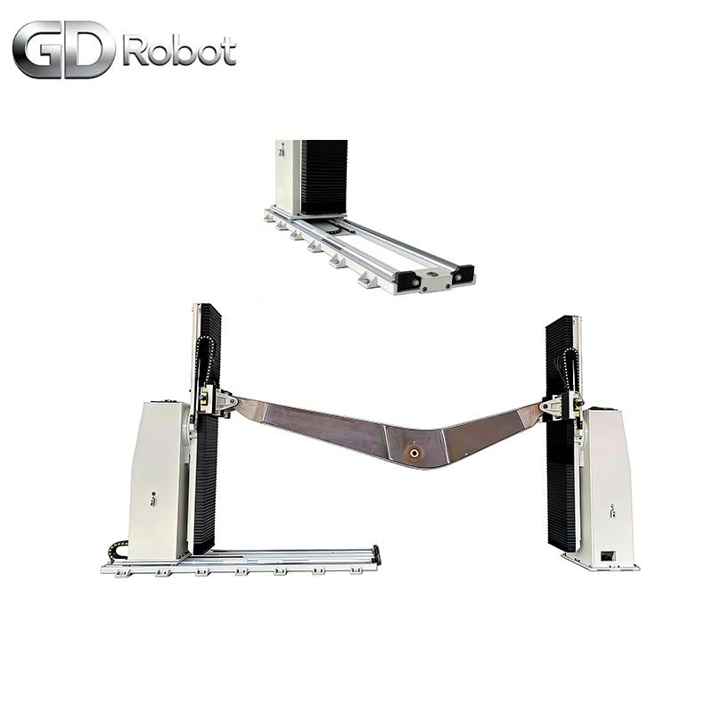 Heavy Duty Inverted Floor Rail Conveyor System for Automated Production Line with OEM Customization Support