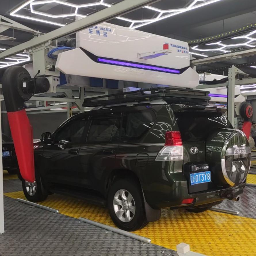 Laser Guided Auto Wash Ai Foam Car Wash Robotic Touchless Cleaner