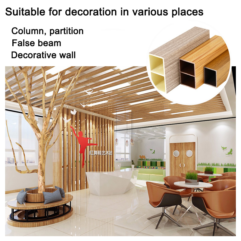 Wholesale Wood Plastic Square Column Factory, Factories