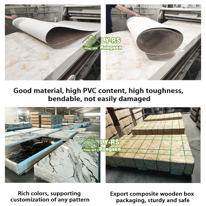 Wholesale PVC Marble Sheet Waterproof Be damp-proof PVC Suppliers, Factories