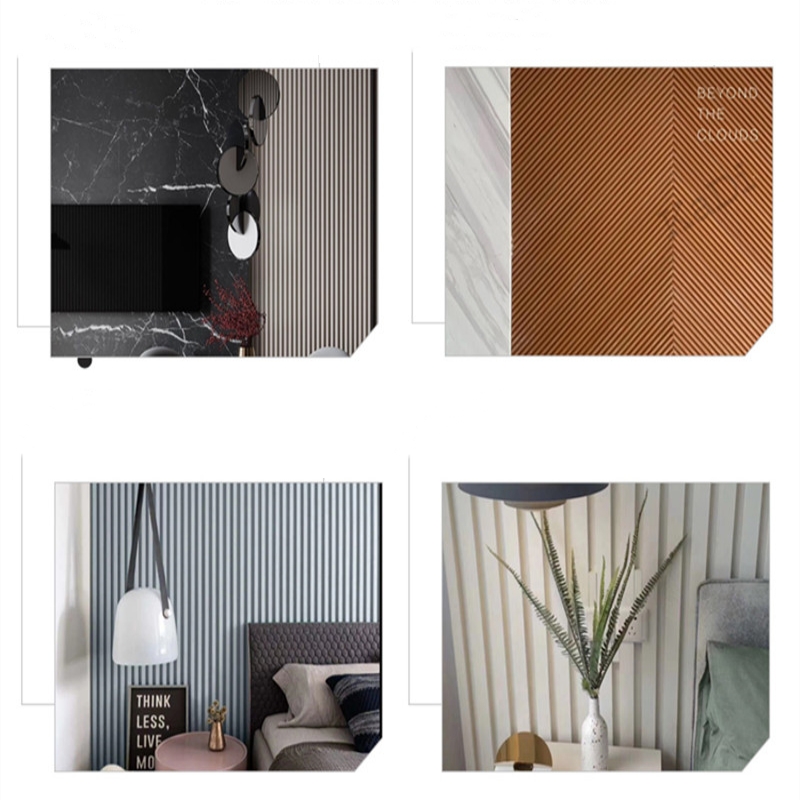 Wood plastic composite decorative visual 2