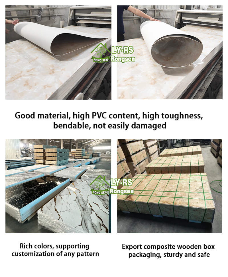 SPC UV Marble Backsplash