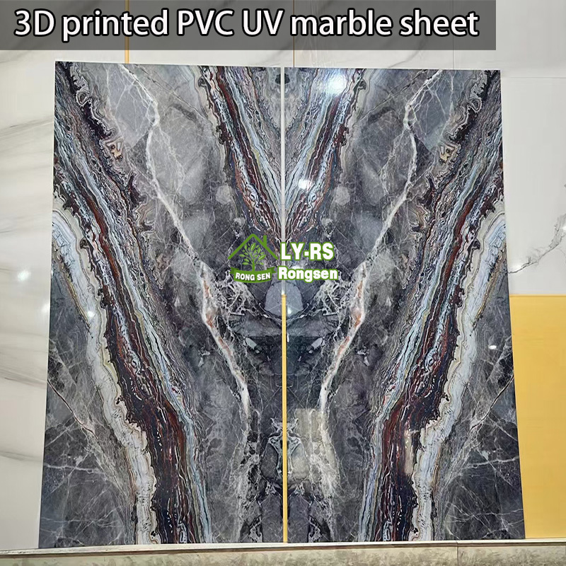China PVC UV marble sheet Manufacturers, Factory