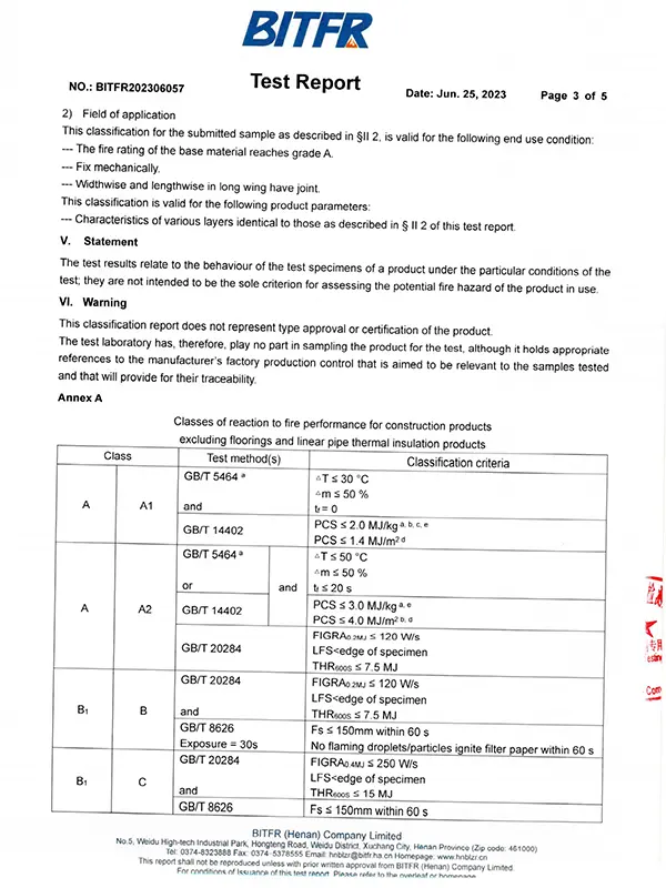 Rongsen Certificate