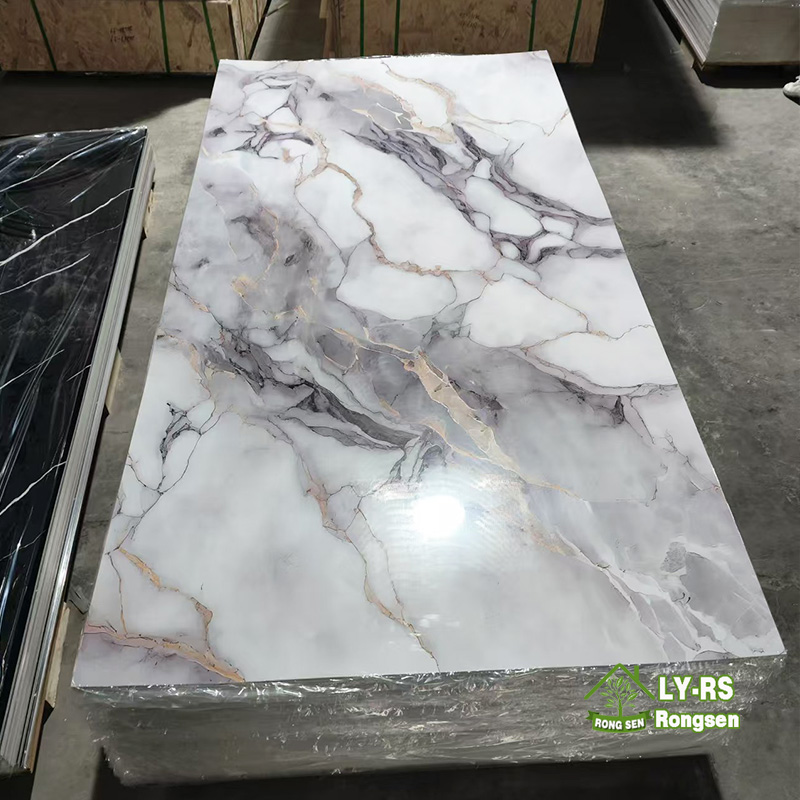Wholesale Waterproof SPC UV marble sheet Made In China Manufacturer, Factories