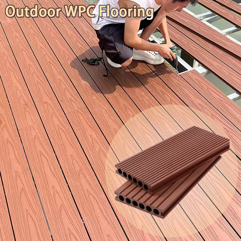 Wholesale WPC outdoor floor	WPC, WPC round hole ordinary outdoor floor	WPC, WPC circular hole relief outdoor floor	WPC Manufacturer, Supplier