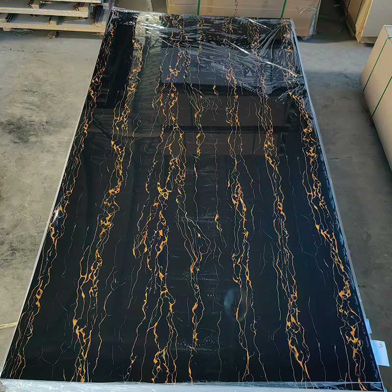 China PVC UV marble sheet High gloss wall panel Manufacturer, Factories