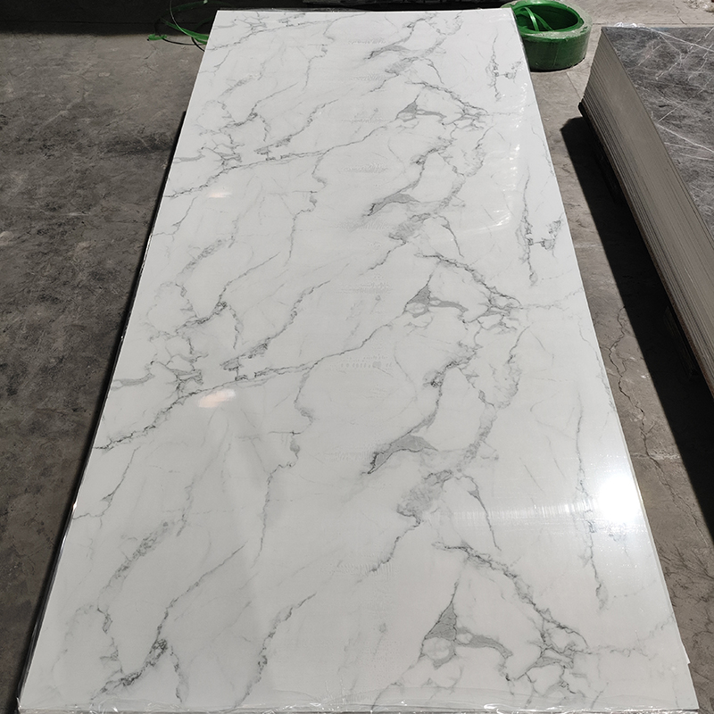 China PVC UV marble sheet High gloss wall panel Manufacturer, Factories
