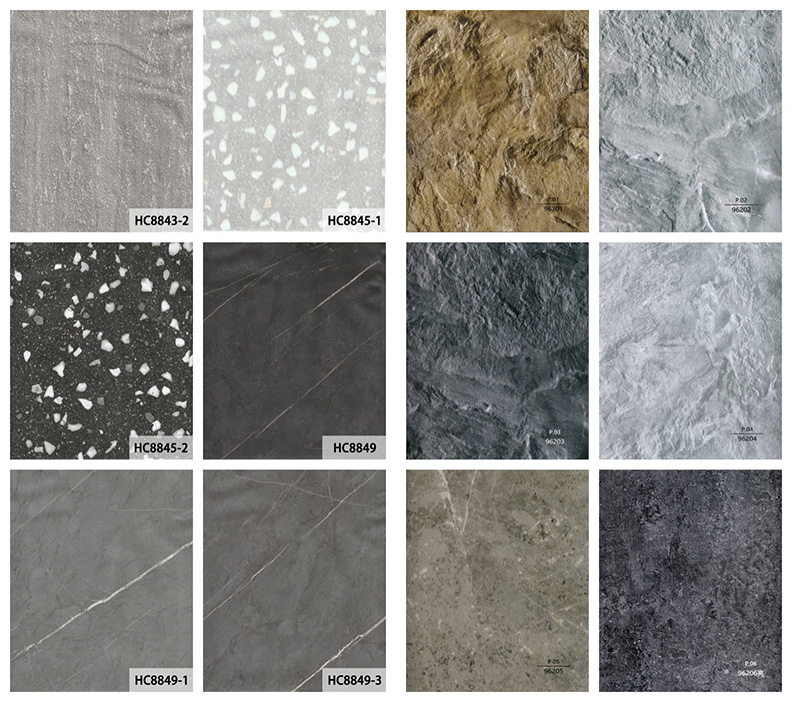 PVC Embossed Rock Panel Option 11
