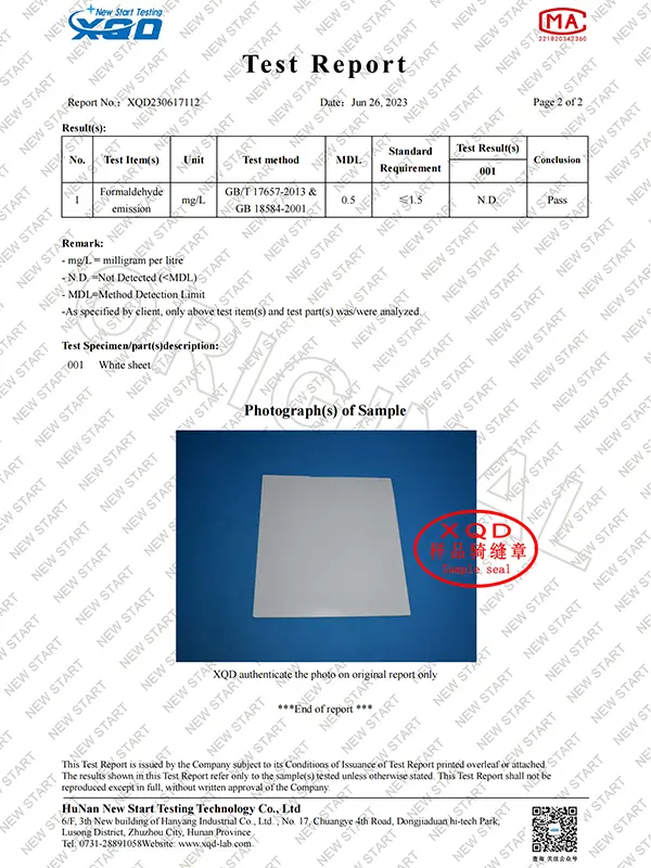 Rongsen Certificate