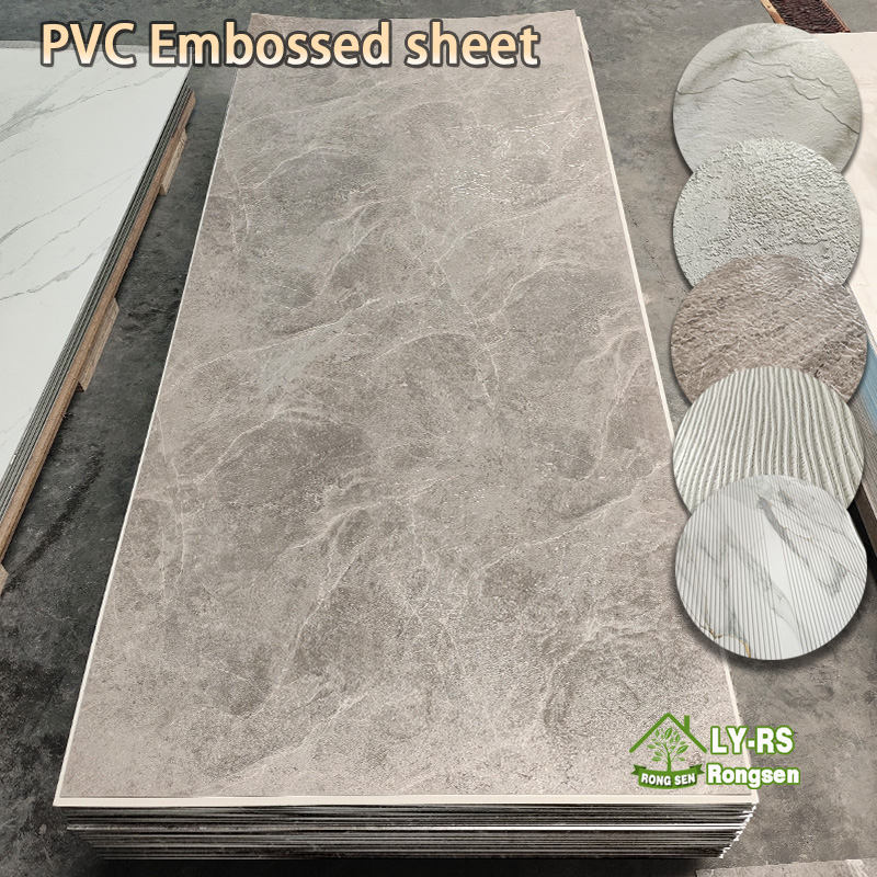 Wholesale Embossed Texture PVC Marble Panel Manufacturers, Factories