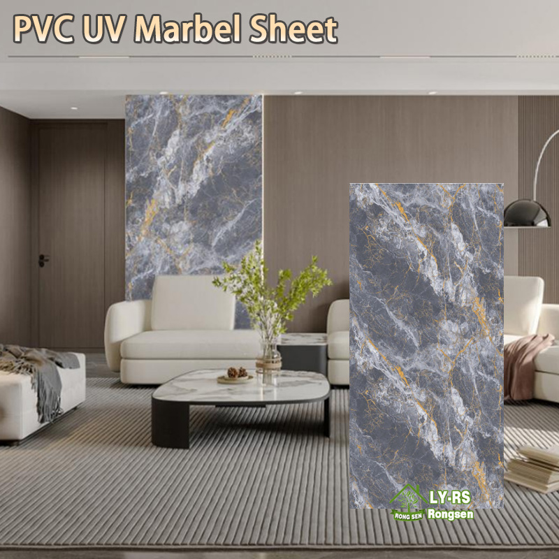 Wholesale Waterproof SPC UV marble sheet Made In China Manufacturer, Factories