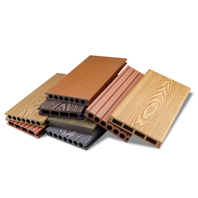 Wholesale outdoor floor panel, WPC round hole co-extruded outdoor floor WPC,WPC Floor for Outdoor Ground Decoration Manufacturers, Factories