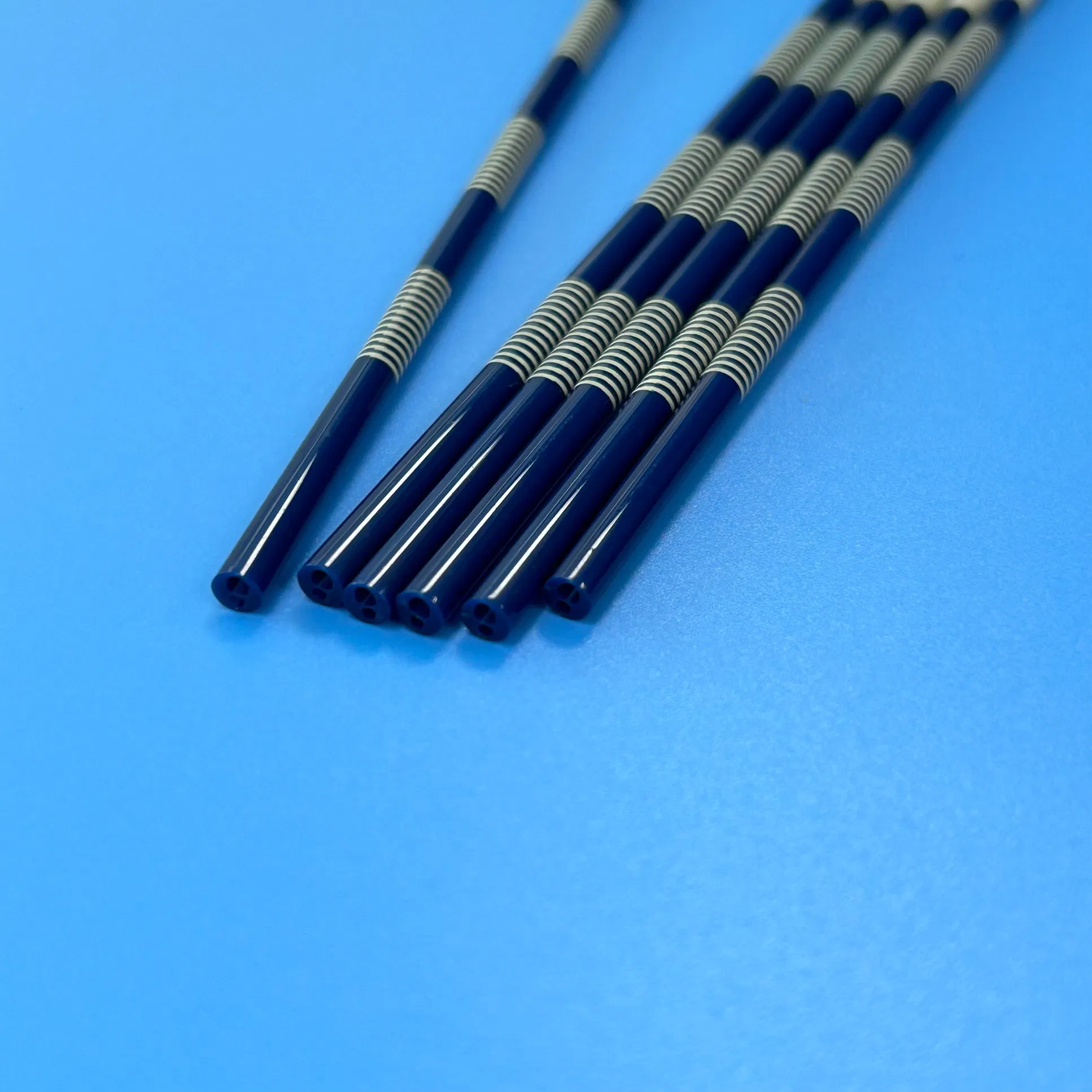 Customized Disposable Medical Precision Grade Plastic Pebax Double Lumen Tubing with Laser Printing