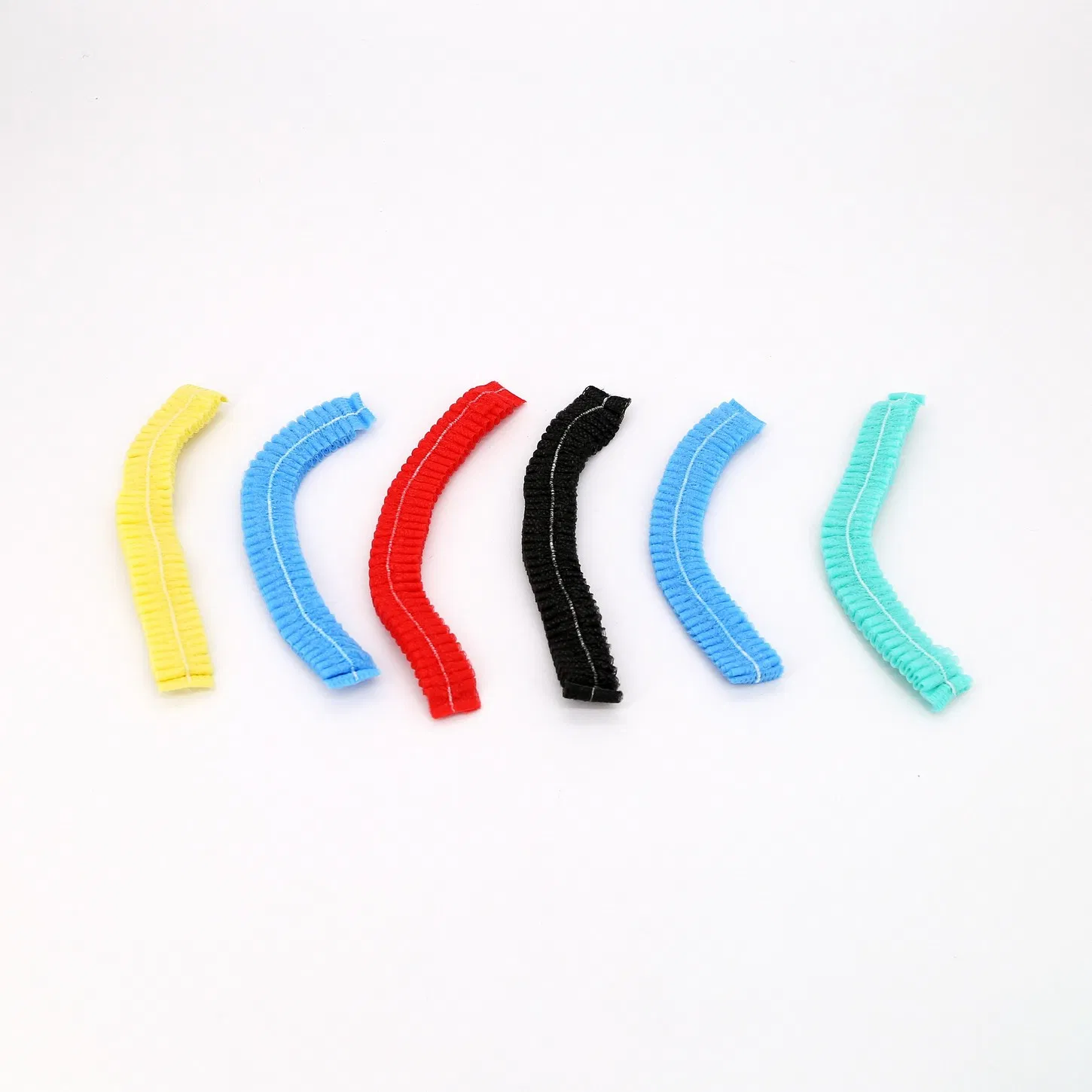 Medmount Medical Surgical Disposable PP Fabric Anti-Slip Single/Double Rubber Nonwoven Mop Cap with CE/ISO