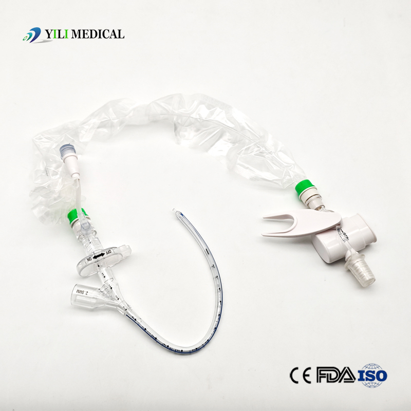 Disposable Medical Suction Catheter Surgical Instrument ICU Reusable Closed Suction Catheter System