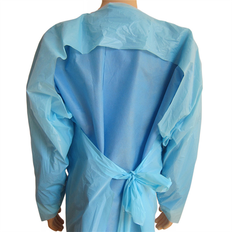 Professional Disposable PE PP CPE Protective Clothing Surgical Robe Isolation Gown Mediucal Suit Non-Woven SMS Cover PPE Level 3 FDA Approved Plastic Apron
