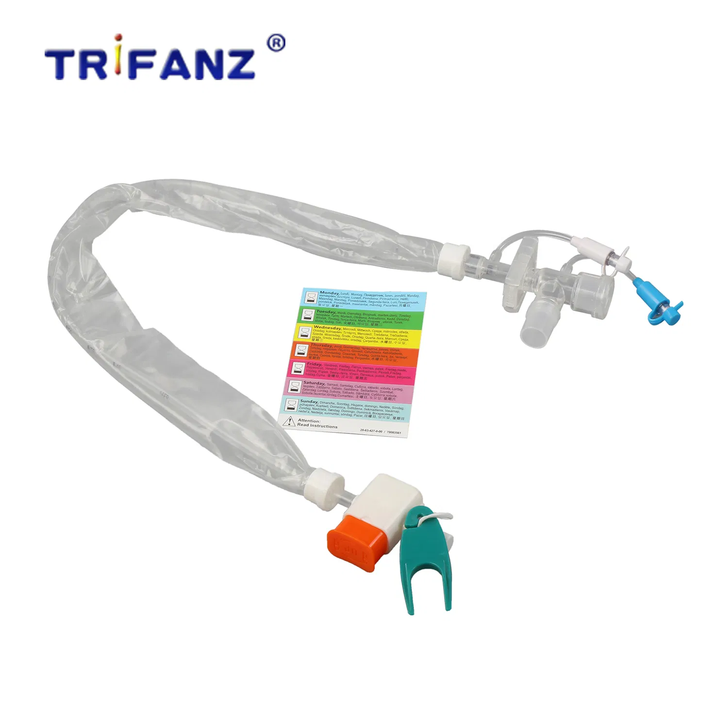 Disposable Closed Suction Catheter System for Endotracheal Tube or Tracheostomy Tube with ISO 13485, Us FDA, FSC