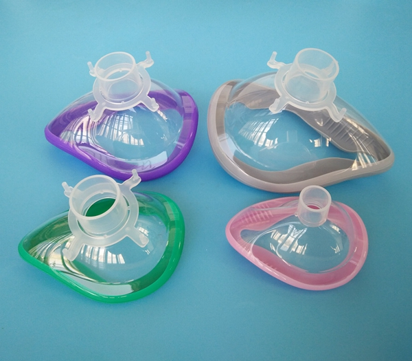 Medical Disposable Breathing Non-Inflated Silicone Anaesthesia Masks, None Aerated Pneumatized Anaesthetic Oxygen Mask, Anestheisa Anesthetic Face Mask
