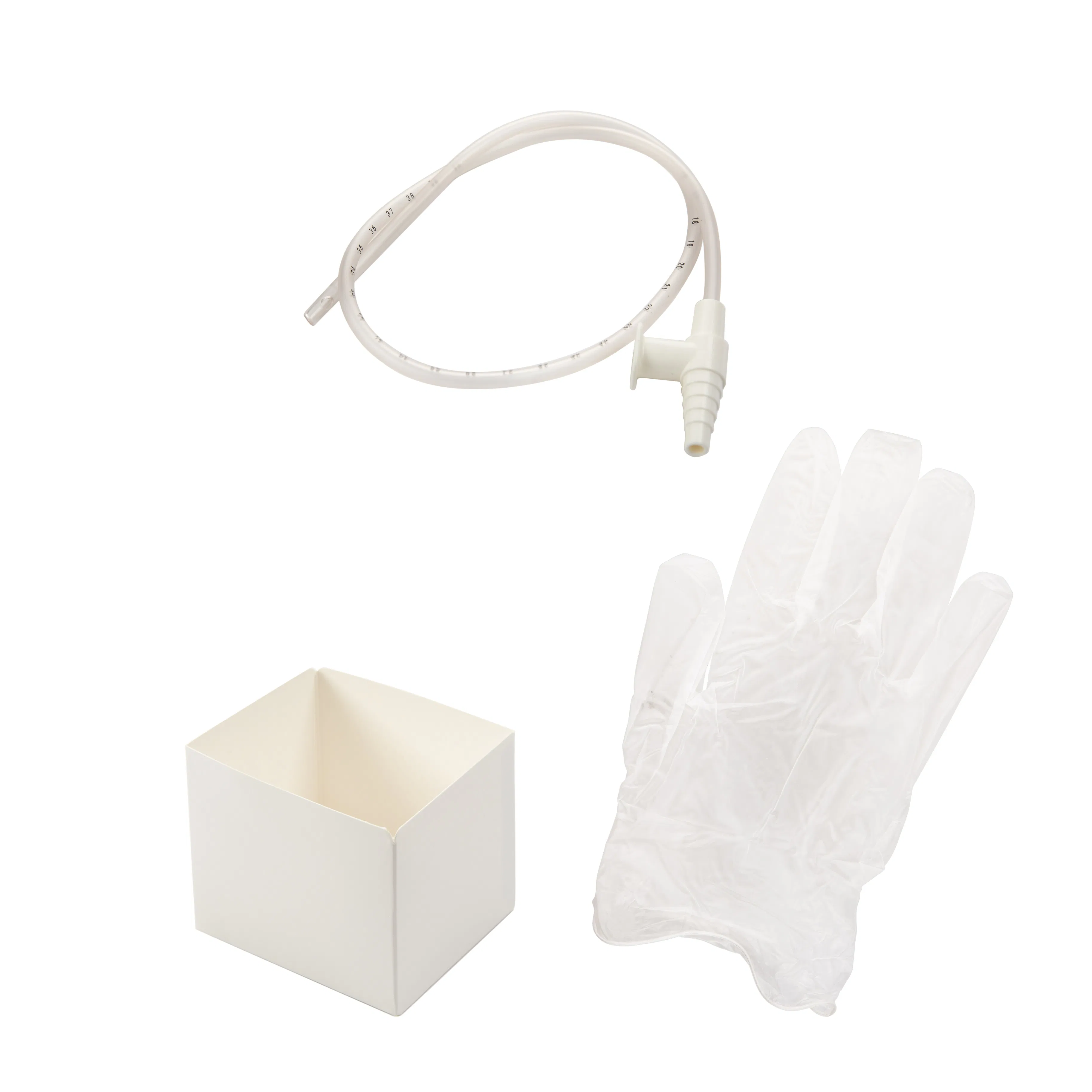 Finger-Control Connector Disposable Medical Sterile Suction Catheter Kit