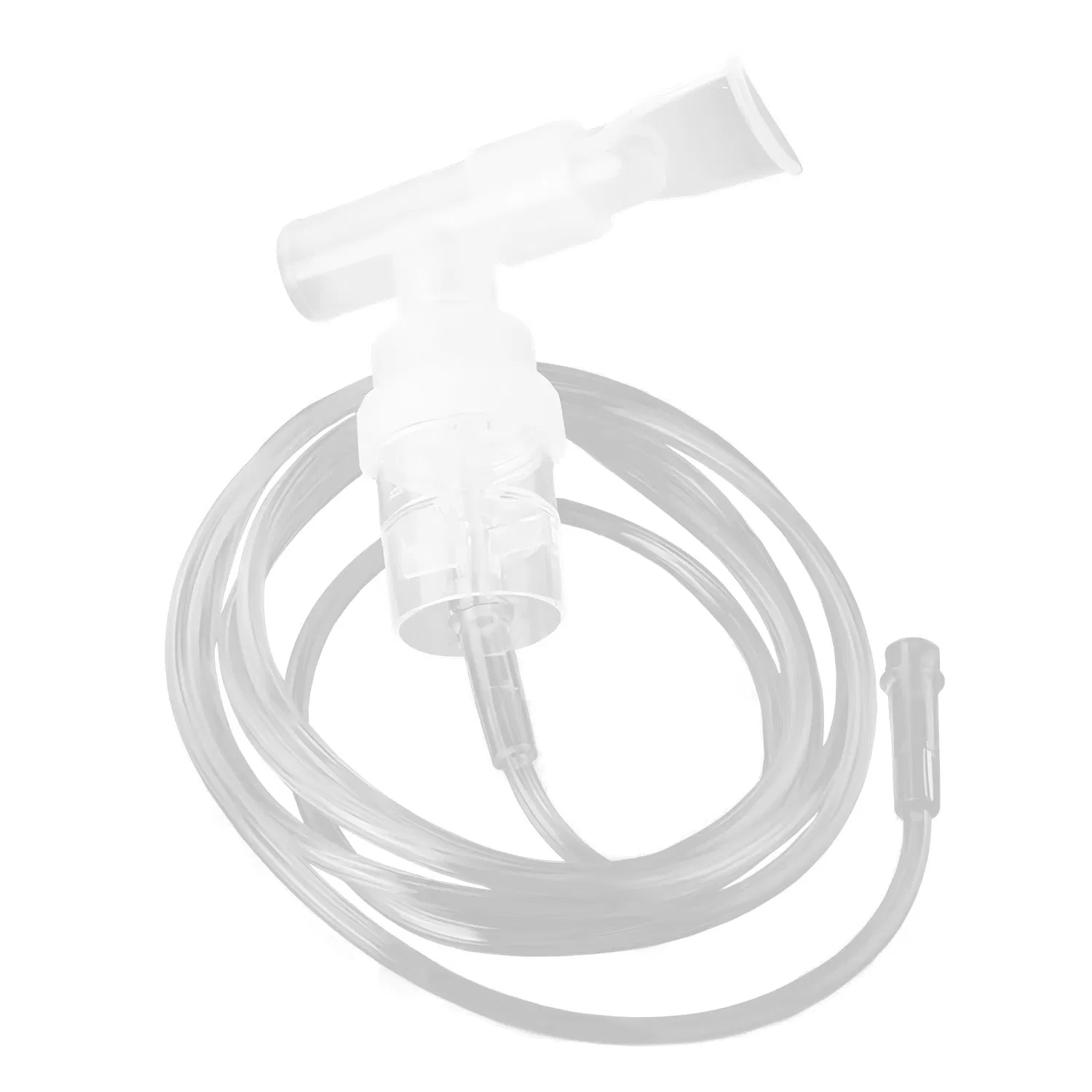 Disposable 7FT PVC Nebulizer Tubing with Mouthpiece for Easy Breathing