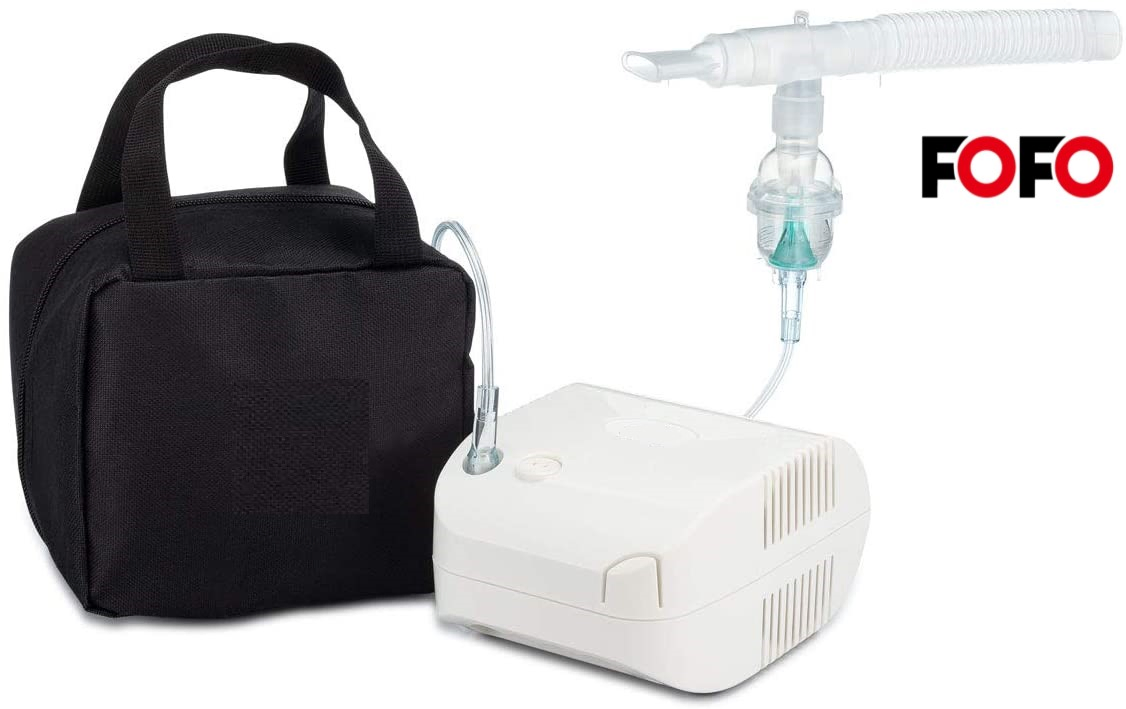Cool Mist Generating Compressor System with Travel Bag and Accessories