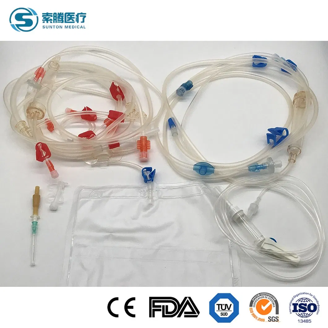 Sunton Dialyzer Blood Tubing Set Supplier Hemodialysis Blood Tubing Set Medical Disposable Dialysis Bloodline Sample Available China Hemodialysis Blood Tubing