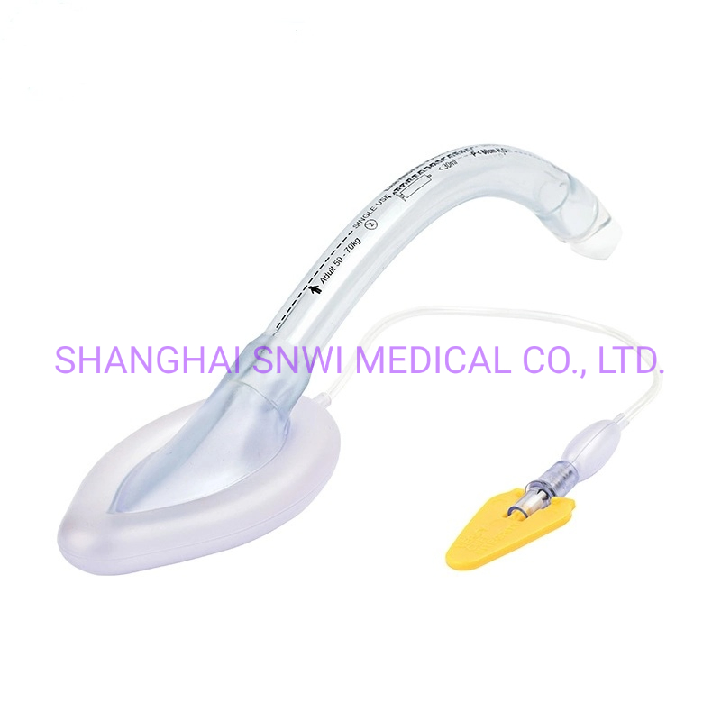OEM Medical Products Sterile Disposable PVC Breathing Anaesthesia Oxygen Mask with Inflatable Rim