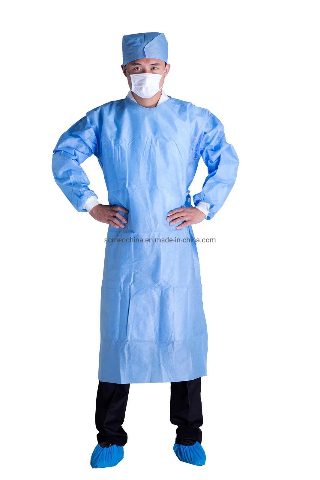 Medical Non-Woven Disposable Surgical Gown Sterile