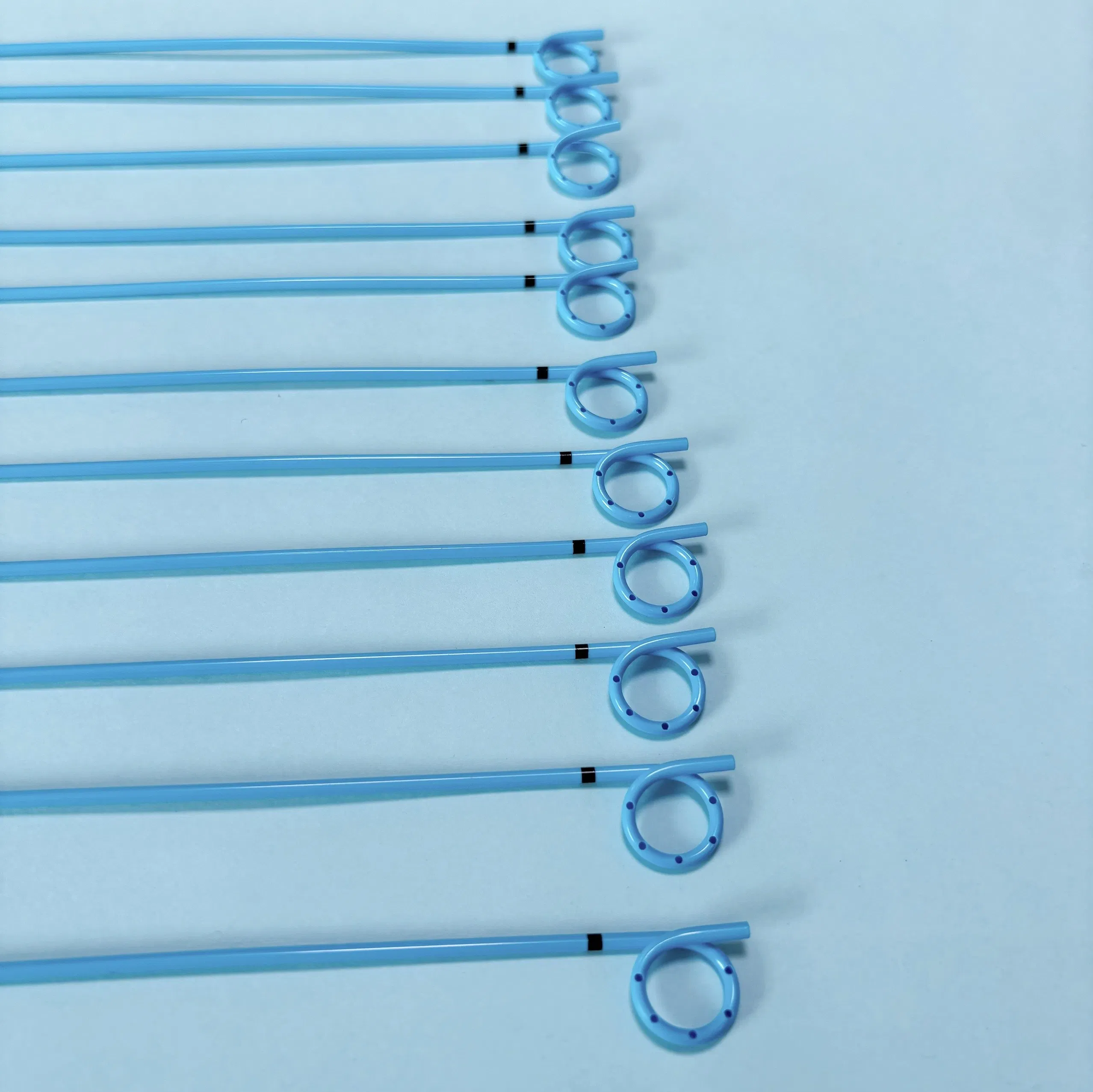 High-Quality TPU Medical Single-Pigtail Tube for Bile Stent TPU Plastic Tubing with ISO13485