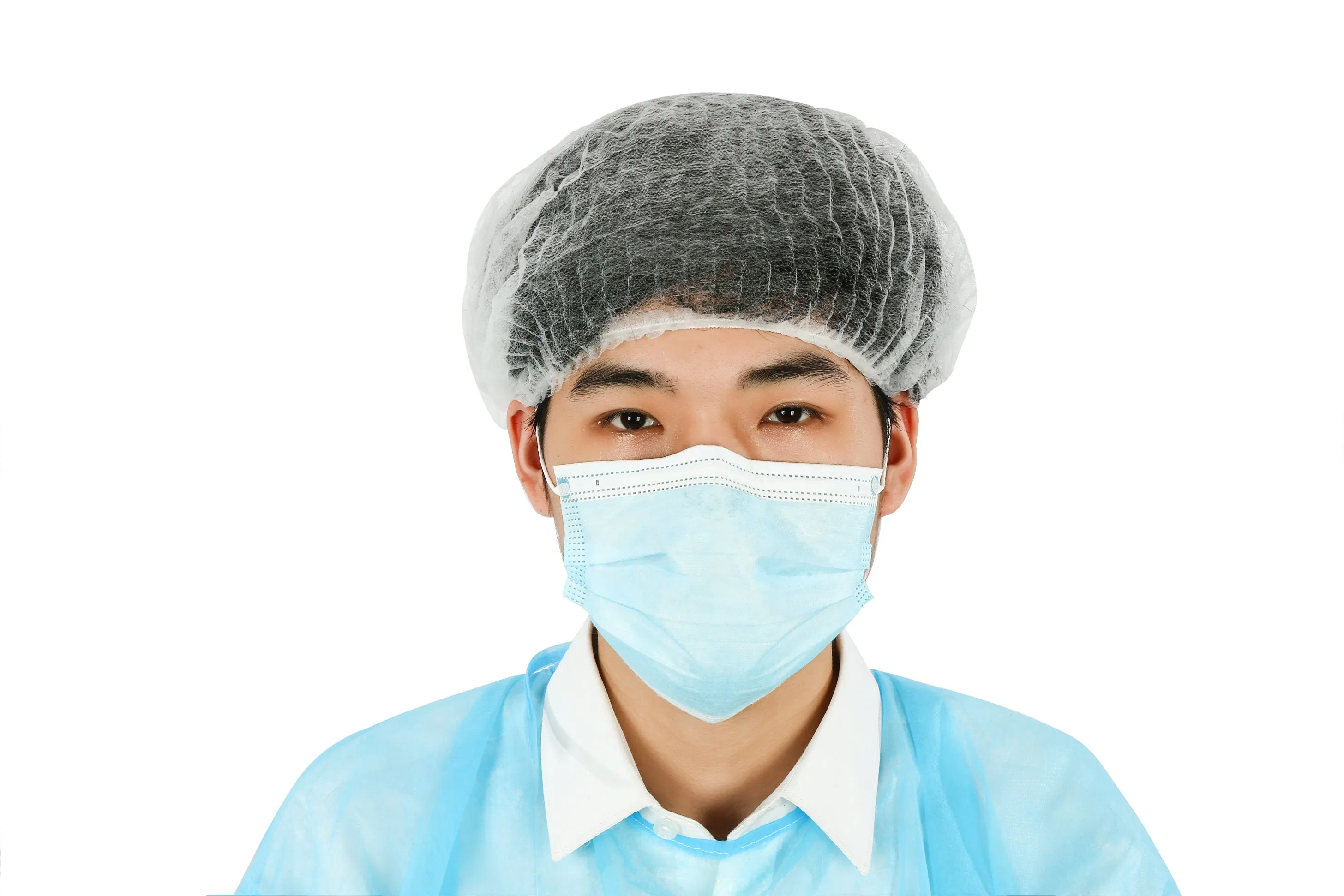 Factory Directly Disposable Non-Woven Surgical/Medical/Dental/Nursing Mob Cap Hair Clip Net