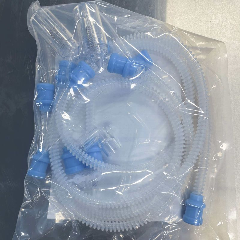 Reusable Platinum Medical Silicone Breathing Circuit Corrugated Silicone Braething Tube for Anaesthesia Machine