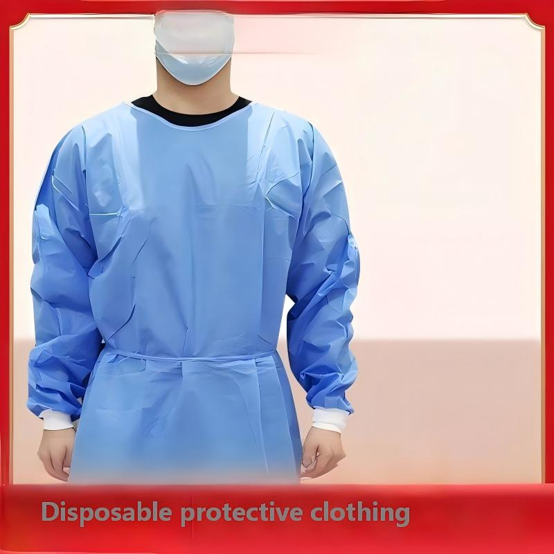 Disposable Surgery Hospital PE Isolation Surgical Gown SMS Nonwoven Surgical Gown