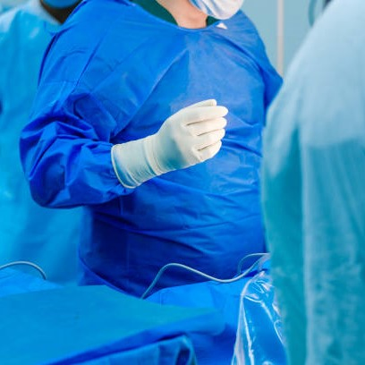 Premium Nonwoven Surgical Gown for Operating Room Use