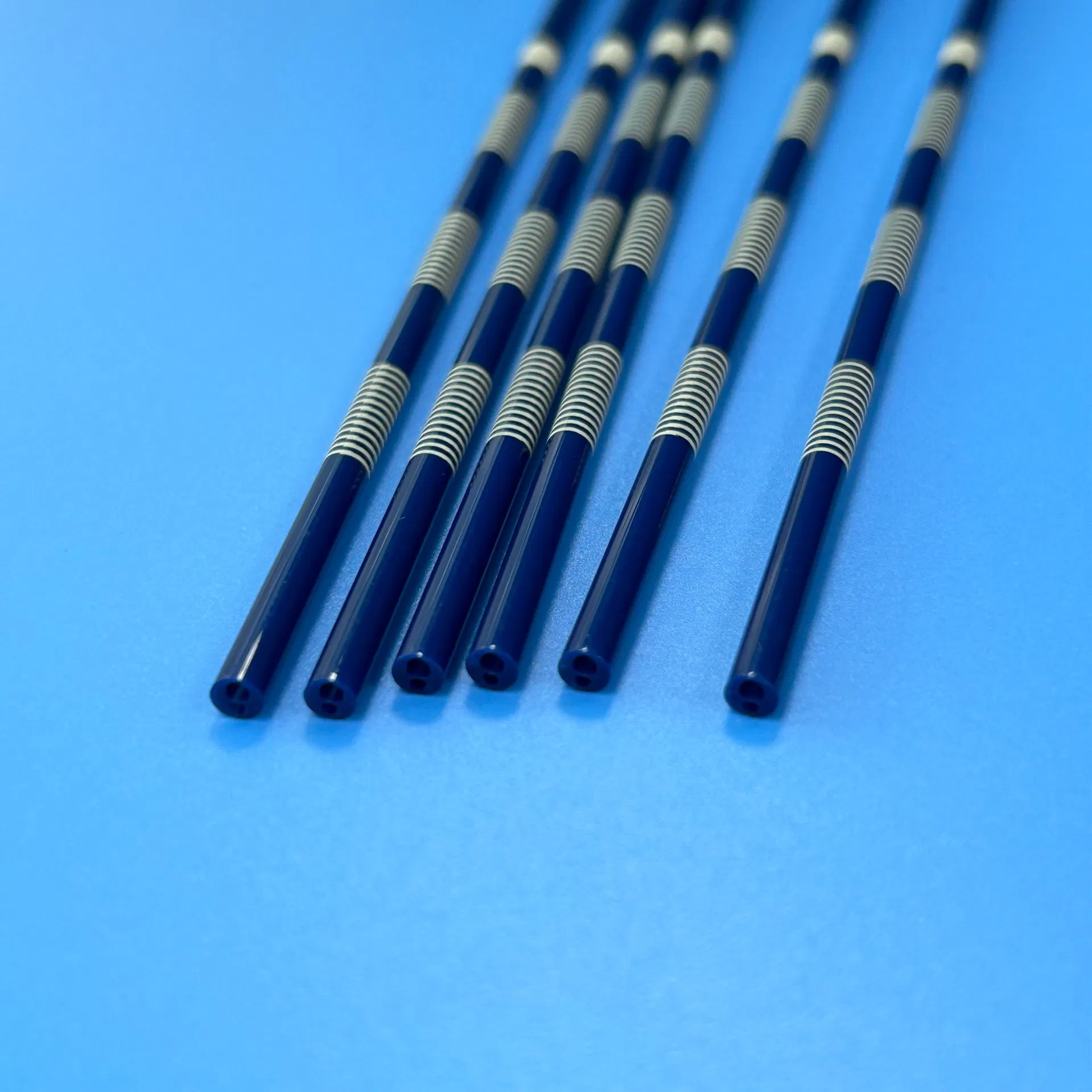 Customized Disposable Medical Precision Grade Plastic Pebax Double Lumen Tubing with Laser Printing