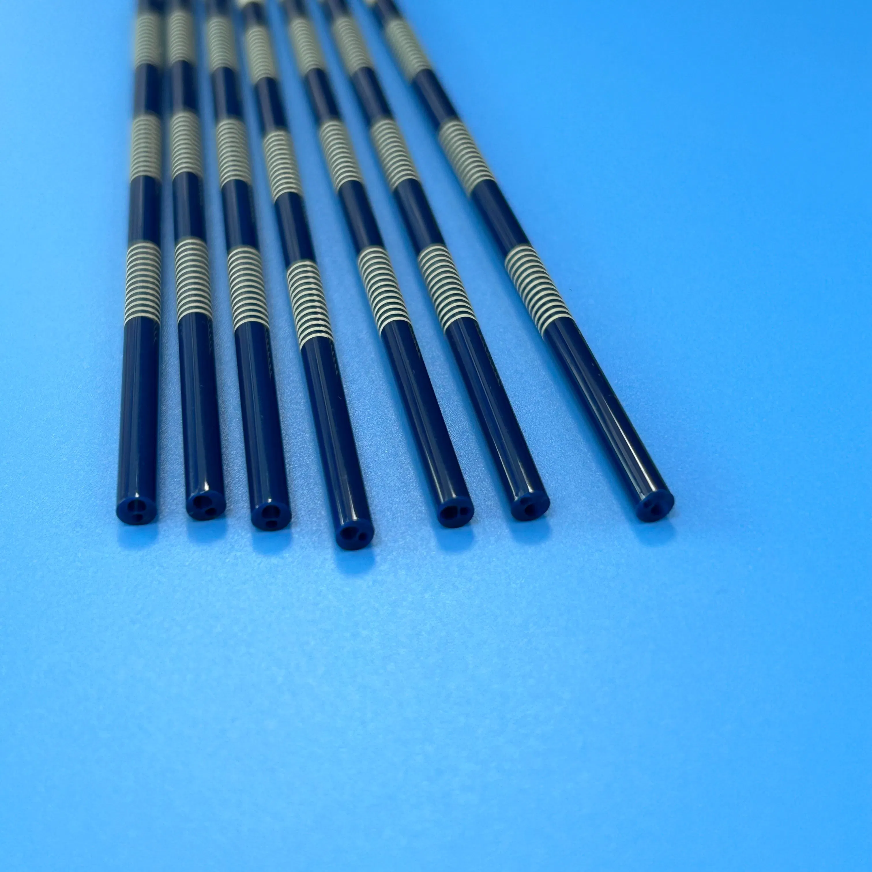 Customized Disposable Medical Precision Grade Plastic Pebax Double Lumen Tubing with Laser Printing