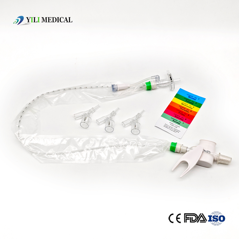 Disposable Medical Suction Catheter Surgical Instrument ICU Reusable Closed Suction Catheter System